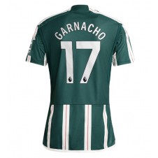 Manchester United Alejandro Garnacho #17 Bortatröja 2023-24 Korta ärmar